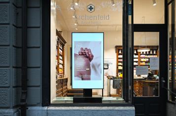 Digital Signage Innovative Schaufensterlösung
