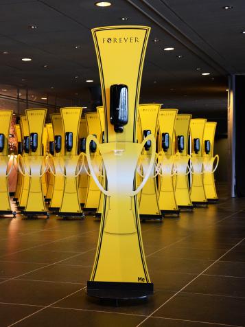 BSC Young Boys, hochwertige Desinfektionsständer